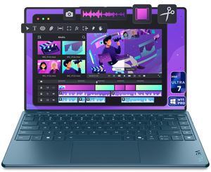 Lenovo Yoga Slim 9i Copilot+ Laptop, Intel Ultra 7-258V, 32 GB LPDDR5x RAM, 1 TB PCIe SSD, 14" 4K (3840x2400) 120Hz OLED Touchscreen Display, Intel Arc Graphics, Backlit Keyboard, W11 Pro, Tidal Teal