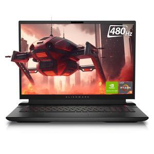 Alienware M18 Gaming Laptop, 18"" FHD+ Display, AMD Ryzen 9 7845HX, 64 GB DDR5 RAM, 4 TB SSD, NVIDIA GeForce RTX 4080, Backlit Keyboard, Windows 11 Home, Dark Metallic Moon, Black