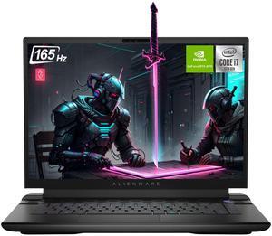 Alienware M16 Gaming Laptop, 16" QHD Display, Intel Core i7-13700HX, 16 GB DDR5 RAM, 1 TB PCIe SSD, NVIDIA GeForce RTX 4070, Backlit Keyboard, Windows 11 Pro, Dark Metallic Moon