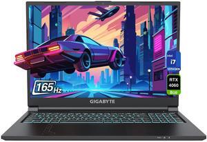 GIGABYTE G6 Series Gaming Laptop, Intel i7-13620H, 64 GB DRR5 RAM, 4 TB PCIe SSD, 16" WUXGA (1920x1200) 165Hz Display, Nvidia G-Force RTX 4060, RGB Backlit Numeric Keyboard, W11 Pro, Black