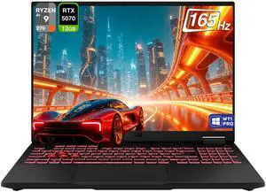 ASUS TUF A16 Copilot+ Gaming Laptop, AMD Ryzen AI 9 270, 32 GB DDR5 RAM, 2 TB PCle SSD, 16" FHD+ (1920x1200) 165Hz Display, Nvidia G-Force RTX 5070, 1-Zone RGB Keyboard, W11 Pro, Jaegar Gray