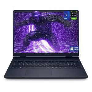 Alienware 16 Aurora Gaming Laptop, Intel 7-240H, 32 GB DDR5 RAM, 1 TB PCIe SSD, 16" WQXGA (2560x1600) 120Hz Display, Nvidia G-Force RTX 5060, Backlit Keyboard, W11 Pro, Blue