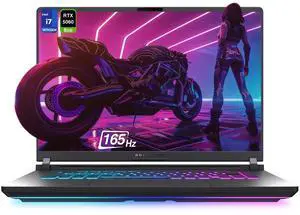ASUS ROG Strix G16 Gaming Laptop, Intel i7-14650HX, 64 GB DDR5 RAM, 4 TB PCIe SSD, 16 FHD+ (1920x1200) Display, Nvidia G-Force RTX 5060, 4-Zone RGB Keyboard, W11 Home, Eclipse Gray