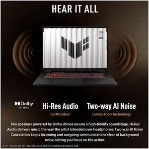 ASUS TUF A18 Gaming Laptop, AMD Ryzen 7-260, 32 GB DDR5 RAM, 2 TB PCle SSD, 18" 2.5K (2560x1600) 240Hz Display, Nvidia G-Force RTX 5070, RGB Backlit Chiclet Keyboard, W11 Pro, Jaeger Gray