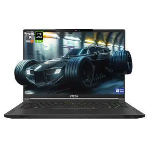 MSI Creator A16 AI+ Gaming Laptop, AMD Ryzen AI 9-365, 32 GB LPDDR5x RAM, 2 TB PCIe SSD, 16" QHD+ (2560x1600) Display, Nvidia G-Force RTX 4060, Per-key RGB Keyboard, W11 Pro, Lunar Gray