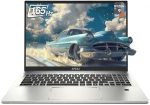 MSI Prestige A16 AI Laptop, AMD Ryzen AI 9-365, 32 GB LPDDR5x RAM, 2 TB PCIe SSD, 16" QHD+ (2560x1600) Display, AMD Radeon Graphics, White Backlit Keyboard, W11 Home, Urban Silver