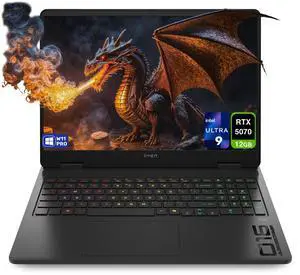 HP OMEN 16 Gaming Laptop, Intel Ultra 9-285H, 64 GB DDR5 RAM, 2 TB PCIe SSD, 16" WQXGA (2560x1600) 240Hz Display, Nvidia G-Force RTX 5070, RGB Backlit Keyboard, W11 Pro, Shadow Black