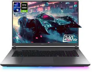 ASUS ROG Strix G18 Gaming Laptop, Intel Ultra 9-275HX, 64 GB DDR5 RAM, 2 TB PCIe SSD, 18" 2.5K (2560x1600) Display, Nvidia G-Force RTX 5060, Backlit Chiclet 4-Zone RGB Keyboard, W11 Home, Eclipse Gray