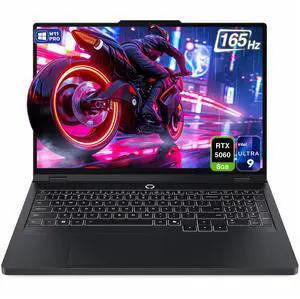 Lenovo Legion Pro 5i Gen 10 Gaming Laptop, Intel Ultra 9-275HX, 32 GB DDR5 RAM, 2 TB PCIe SSD, 16" WQXGA (2560x1600) Display, Nvidia G-Force RTX 5060, 24-zone RGB Keyboard, W11 Pro, Eclipse Black
