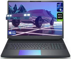 Alienware 18 Area 51 Gaming Laptop, Intel Ultra 9-275HX, 32 GB DDR5 RAM, 2 TB PCIe SSD, 18" QHD+ (2560x1600) 300Hz Display, Nvidia G-Force RTX 5070, Backlit Keyboard, W11 Pro, Liquid Teal