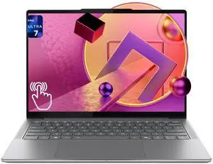 Lenovo Slim 7i Copilot+ Laptop, Intel Ultra 7-258V, 32 GB LPDDR5x RAM, 4 TB PCIe SSD, 14" WUXGA (1920x1200) OLED Touchscreen, Integrated Intel Arc Graphics 140V, Backlit Keyboard, W11 Home, Luna Grey
