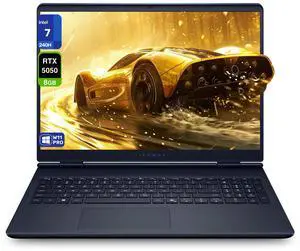 Alienware 16 Aurora Gaming Laptop, Intel 7-240H, 32 GB DDR5 RAM, 1 TB PCIe SSD, 16'' WQXGA (2560x1600) 120 Hz Display, Nvidia G-Force RTX 5050, White Backlit Keyboard, W11 Pro, Intelstellar Indigo