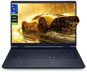 Alienware 16 Aurora Gaming Laptop, Intel 7-240H, 32 GB DDR5 RAM, 2 TB PCIe SSD, 16'' WQXGA (2560x1600) 120 Hz Display, Nvidia G-Force RTX 5050, White Backlit Keyboard, W11 Home, Intelstellar Indigo