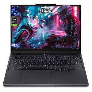 Lenovo Legion 5i Gen 10 Gaming Laptop, Intel Ultra 7-255HX, 32 GB DDR5 RAM, 2 TB PCIe SSD, 15.1" WQXGA (2560x1600) Display, Nvidia G-Force RTX 5070, 24-Zone RGB Keyboard, W11 Pro, Eclipse Black