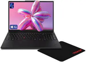 Lenovo ThinkPad P16s Gen 4 Mobile Workstation, Intel Ultra 7-255H, 96 GB DDR5 RAM, 2 TB PCIe SSD, 16" WUXGA (1920x1200) Display, Intel R Graphics, Backlit Keyboard, W11 Pro, Black + Traix Mousepad Lenovo ThinkPad P16s Gen 4 Mobile Workstation, Intel Ultra 7-255H, 96 GB DDR5 RAM, 2 TB PCIe SSD, 16" WUXGA (1920x1200) Display, Intel R Graphics, Backlit Keyboard, W11 Pro, Black + Traix Mousepad