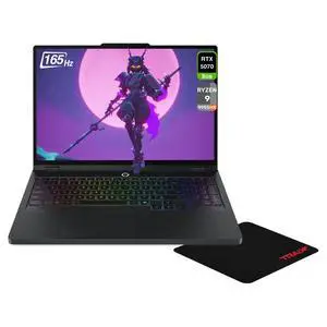 Lenovo Legion Pro 5 Gen 10 Gaming Laptop, AMD Ryzen 9-9955HX, 64 GB DDR5 RAM, 2 TB PCIe SSD, 16" WQXGA (2560x1600)165Hz, Nvidia G-Force RTX 5070, 24-Zone RGB Backlit, W11 Pro, Black Traix MousePad Lenovo Legion Pro 5 Gen 10 Gaming Laptop, AMD Ryzen 9-9955HX, 64 GB DDR5 RAM, 2 TB PCIe SSD, 16" WQXGA (2560x1600)165Hz, Nvidia G-Force RTX 5070, 24-Zone RGB Backlit, W11 Pro, Black Traix MousePad