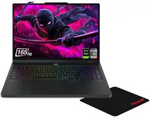 Lenovo Legion Pro 5 Gen 10 Gaming Laptop, AMD Ryzen 9-9955HX, 16 GB DDR5 RAM, 1 TB PCIe SSD, 16" WQXGA (2560x1600)165Hz, Nvidia G-Force RTX 5060, 24-Zone RGB Backlit, W11 Home, Black + Traix MousePad Lenovo Legion Pro 5 Gen 10 Gaming Laptop, AMD Ryzen 9-9955HX, 16 GB DDR5 RAM, 1 TB PCIe SSD, 16" WQXGA (2560x1600)165Hz, Nvidia G-Force RTX 5060, 24-Zone RGB Backlit, W11 Home, Black + Traix MousePad
