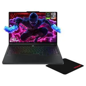 Lenovo Legion Pro 5 Gen 10 Gaming Laptop, AMD Ryzen 9-9955HX, 96 GB DDR5 RAM, 2 TB PCIe SSD, 16" WQXGA (2560x1600)165Hz, Nvidia G-Force RTX 5060, 24-Zone RGB Backlit, W11 Pro, Black + Traix MousePad Lenovo Legion Pro 5 Gen 10 Gaming Laptop, AMD Ryzen 9-9955HX, 96 GB DDR5 RAM, 2 TB PCIe SSD, 16" WQXGA (2560x1600)165Hz, Nvidia G-Force RTX 5060, 24-Zone RGB Backlit, W11 Pro, Black + Traix MousePad