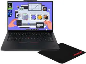 Lenovo ThinkPad P14s Gen 7 Mobile Workstation, Intel Ultra 7-356H, 32 GB LPDDR5X RAM, 2 TB PCIe SSD, 14.5" WUXGA (1920x1200) IPS, Nvidia RTX PRO 500, Backlit Keyboard, W11 Pro, Black + Traix MousePad Lenovo ThinkPad P14s Gen 7 Mobile Workstation, Intel Ultra 7-356H, 32 GB LPDDR5X RAM, 2 TB PCIe SSD, 14.5" WUXGA (1920x1200) IPS, Nvidia RTX PRO 500, Backlit Keyboard, W11 Pro, Black + Traix MousePad