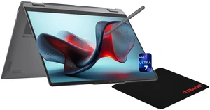 Lenovo Yoga 7i 2-in-1 Laptop, Intel Ultra 7-355, 24 GB LPDDR5X RAM, 1 TB PCIe SSD, 14" WUXGA (1920x1200) OLED Touchscreen, Intel Graphics, Backlit Keyboard, W11 Pro, Luna Grey + Traix Mousepad Lenovo Yoga 7i 2-in-1 Laptop, Intel Ultra 7-355, 24 GB LPDDR5X RAM, 1 TB PCIe SSD, 14" WUXGA (1920x1200) OLED Touchscreen, Intel Graphics, Backlit Keyboard, W11 Pro, Luna Grey + Traix Mousepad