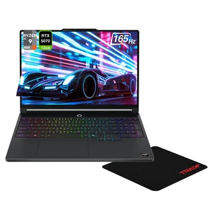 Lenovo Legion 5 Gaming Laptop, AMD Ryzen AI 9-465, 32 GB DDR5 RAM, 1 TB PCIe SSD, 15.3" WQXGA (2560x1600) 165Hz OLED, Nvidia G-Force RTX 5070, Zoned RGB Backlit, W11 Home, Black+Traix MousePad Lenovo Legion 5 Gaming Laptop, AMD Ryzen AI 9-465, 32 GB DDR5 RAM, 1 TB PCIe SSD, 15.3" WQXGA (2560x1600) 165Hz OLED, Nvidia G-Force RTX 5070, Zoned RGB Backlit, W11 Home, Black+Traix MousePad