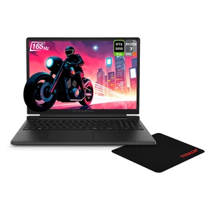 Alienware 15 Gaming Laptop, AMD Ryzen 7-260, 64 GB DDR5 RAM, 4 TB PCIe SSD, 15.3" WUXGA (1920x1200) 165Hz, Nvidia GeForce RTX 5050, RGB Backlit Keyboard, W11 Pro, Black + Traix MousePad Alienware 15 Gaming Laptop, AMD Ryzen 7-260, 64 GB DDR5 RAM, 4 TB PCIe SSD, 15.3" WUXGA (1920x1200) 165Hz, Nvidia GeForce RTX 5050, RGB Backlit Keyboard, W11 Pro, Black + Traix MousePad