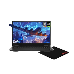 HP OMEN 17 Gaming Laptop, AMD Ryzen AI 7-350, 32 GB DDR5 RAM, 1 TB PCIe SSD, 17.3" QHD (2560x1440)240Hz, Nvidia G-Force RTX 5070, 1-zone Backlit Keyboard, W11 Pro, Shadow Black+Traix MousePad HP OMEN 17 Gaming Laptop, AMD Ryzen AI 7-350, 32 GB DDR5 RAM, 1 TB PCIe SSD, 17.3" QHD (2560x1440)240Hz, Nvidia G-Force RTX 5070, 1-zone Backlit Keyboard, W11 Pro, Shadow Black+Traix MousePad