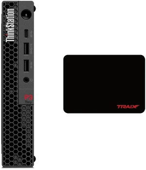 Lenovo ThinkStation P3 Tiny Gen 2 Workstation, Intel Ultra 5-235, 16 GB LPDDR5 RAM, 2 TB PCIe SSD, Integrated Intel Graphics, W11 Pro, Black, Wired Keyboard & Mouse Set + Traix Mousepad Lenovo ThinkStation P3 Tiny Gen 2 Workstation, Intel Ultra 5-235, 16 GB LPDDR5 RAM, 2 TB PCIe SSD, Integrated Intel Graphics, W11 Pro, Black, Wired Keyboard & Mouse Set + Traix Mousepad