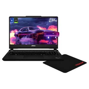 MSI Cyborg Gaming Laptop, Intel i5-13420H, 16 GB DDR5 RAM, 2 TB PCIe SSD, 15.6" FHD (1920x1080) 144Hz, NVIDIA GeForce RTX 5050, Backlit Keyboard, W11 Pro, Gray+Traix MousePad MSI Cyborg Gaming Laptop, Intel i5-13420H, 16 GB DDR5 RAM, 2 TB PCIe SSD, 15.6" FHD (1920x1080) 144Hz, NVIDIA GeForce RTX 5050, Backlit Keyboard, W11 Pro, Gray+Traix MousePad