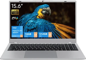 BiTECOOL 15.6-inch FHD IPS Laptop, 16GB LPDDR3 RAM 512GB SATA3 SSD, Intel Pentium Gold 6500Y (up to 3.4GHz), 4 Speakers, 2.4/5G WiFi Bluetooth 5.0, Windows 11 Lightweight Portable Notebook BiTECOOL 15.6-inch FHD IPS Laptop, 16GB LPDDR3 RAM 512GB SATA3 SSD, Intel Pentium Gold 6500Y (up to 3.4GHz), 4 Speakers, 2.4/5G WiFi Bluetooth 5.0, Windows 11 Lightweight Portable Notebook