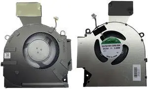 Replacing CPU and GPU cooling fan is suitable for HP OMEN 16-B 16-C TPN-Q265 TPN-Q267 M75483-001 EG750070S1-C680-S9A K1503W EG7500S1- C690-S9A K150BB DC5V 3.00W (not suitable for 12V laptops)