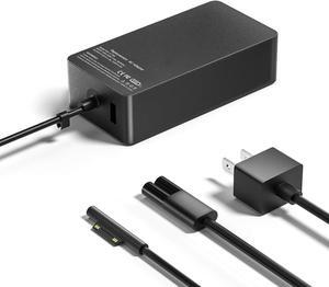 Surface Pro Charger - 65W Power Adapter, Compatible with Microsoft Surface Pro/Book/Go Tablet 9 8 7+ 6 5 4 3 X.Support 44W, 36W, 24W.