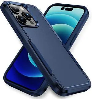 Entronix Case Compatible with iPhone 15 Pro - Soft-Touch Dual-Layer Sleek Cover