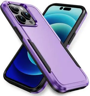 Entronix Case Compatible with iPhone 15 Pro - Soft-Touch Dual-Layer Sleek Cover