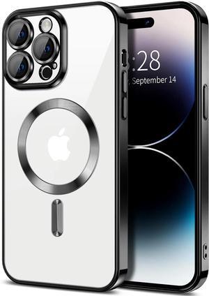 Entronix Bundle Compatible with iPhone 12 Mini - [Magnetic] Clear Case, 2 Clear Screen Protectors & 2 Camera Lens Protectors