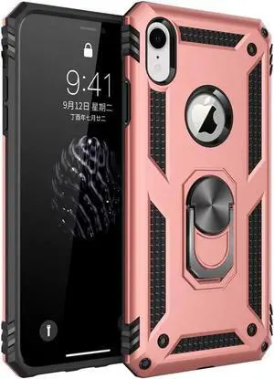 Entronix iPhone XR Case - Guard Ring Holder, Dual Layer Protection