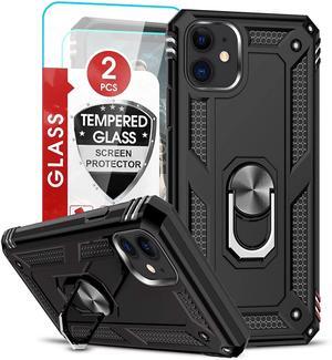 Entronix iPhone 12 Mini Case - Guard Ring Holder & 2 Clear Screen Protectors