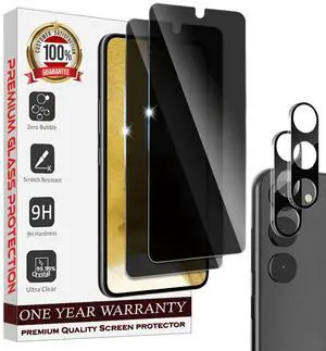 Entronix Case Privacy Screen Protector for Galaxy S21 Plus with Camera Lens [2+2], Anti-Spy Tempered Film