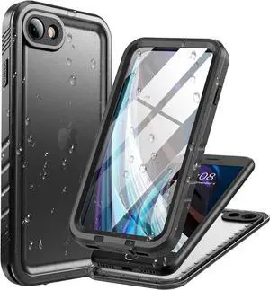 Entronix Case Compatible with iPhone 8/7/SE - IP68 Waterproof Protection