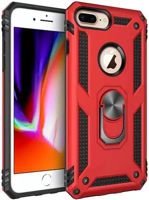 Entronix iPhone 8 Plus/7 Plus Case - Guard Ring Holder, Dual Layer Protection