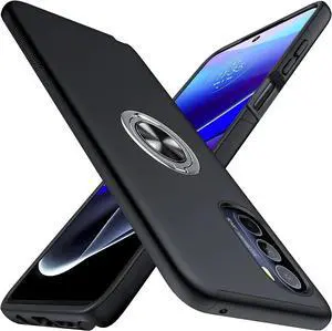 Entronix Case Designed for Moto G Stylus 2022 Heavy Duty with Built-in Kickstand, Dual Layer Protection Rotating Holder Ring, Sturdy Case
