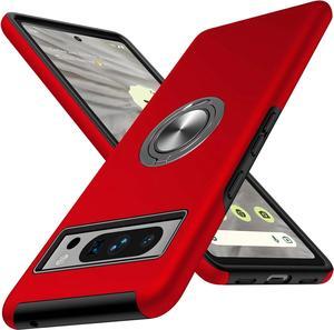 Entronix Case Designed for Pixel 8 Pro Heavy Duty with Built-in Kickstand, Dual Layer Protection Rotating Holder Ring, Sturdy Case