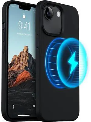 Entronix [Magnetic] Case Compatible with iPhone 16E - Soft-Touch Liquid Silicone
