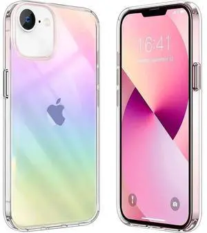 Entronix Case for iPhone 16E - Crystal Clear Holo Cover