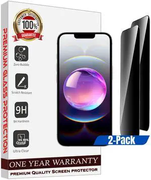 Entronix Anti-Spy Privacy Screen Protector Compatible with iPhone 16E - 2-Piece Combo