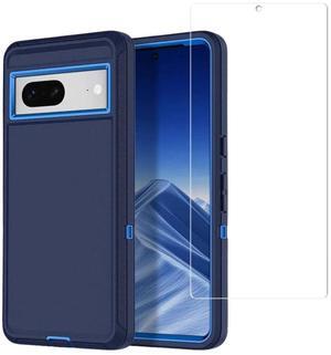 Entronix Bundle Compatible with Pixel 8 - Heavy Duty Case, 1 Clear Screen Protector & 1 Camera Lens Protector