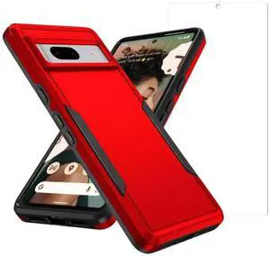 Entronix Bundle Compatible with Pixel 9 - Soft-Touch Dual-Layer Case & 1 Clear Screen Protector