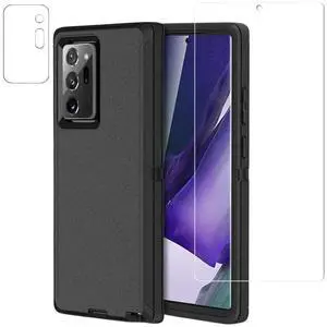 Entronix Bundle Compatible with Galaxy Note 10 - Heavy Duty Case & 1 Clear Screen Protector
