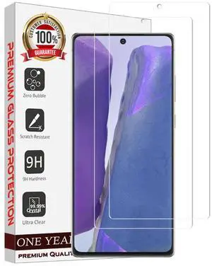 Entronix Clear Screen Protector Compatible with Galaxy Note 10 Plus - 2-Piece Combo