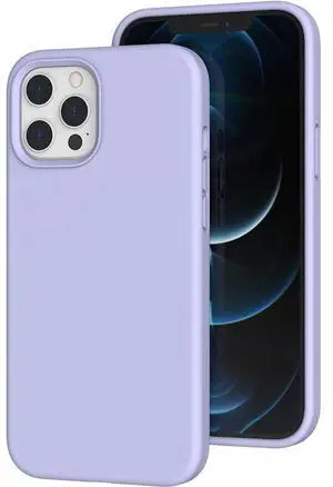 Entronix Case Compatible with iPhone 12/12 Pro - Soft-Touch Liquid Silicone